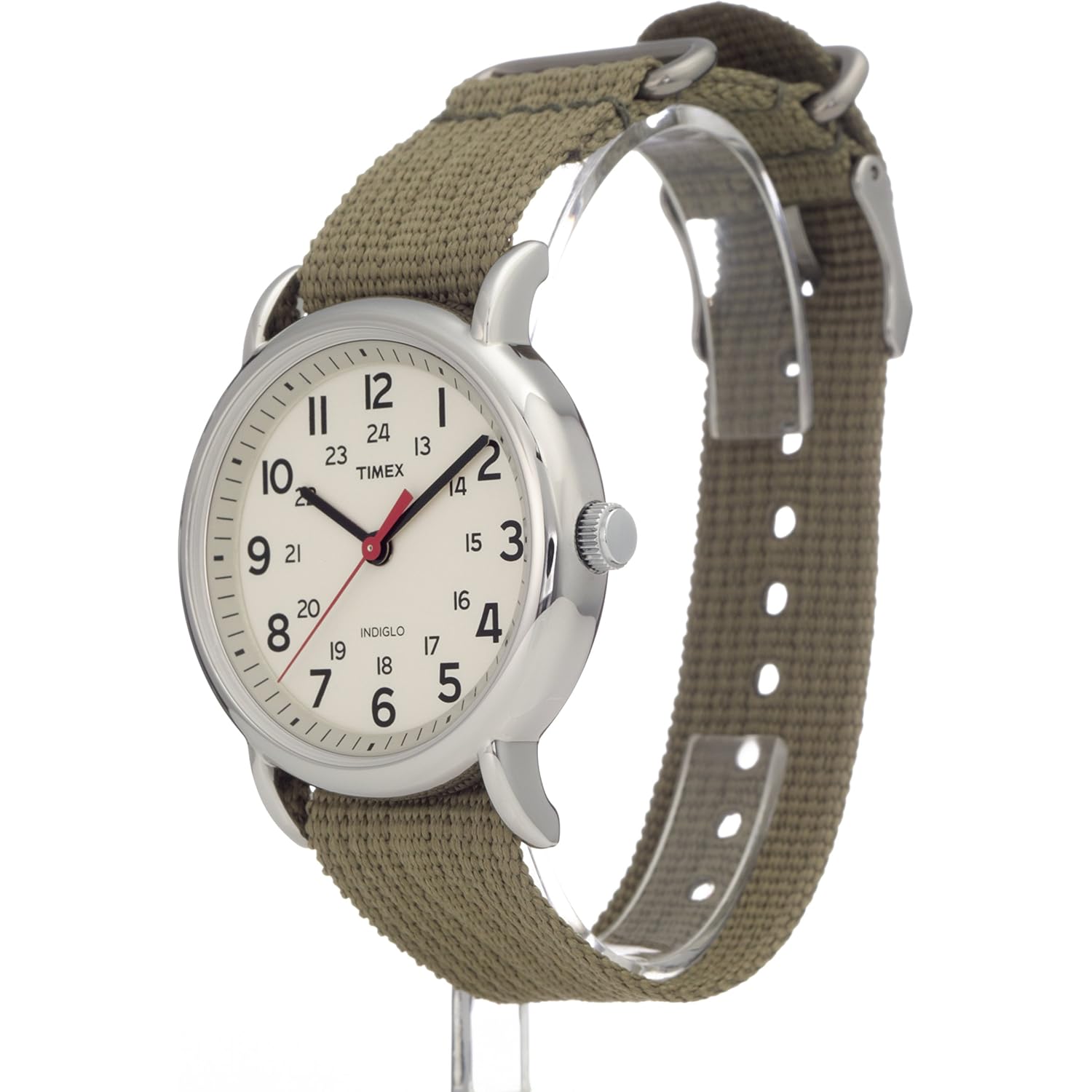 Timex Weekender 38mm Unisex analog klocka | INDIGLO - Image 2