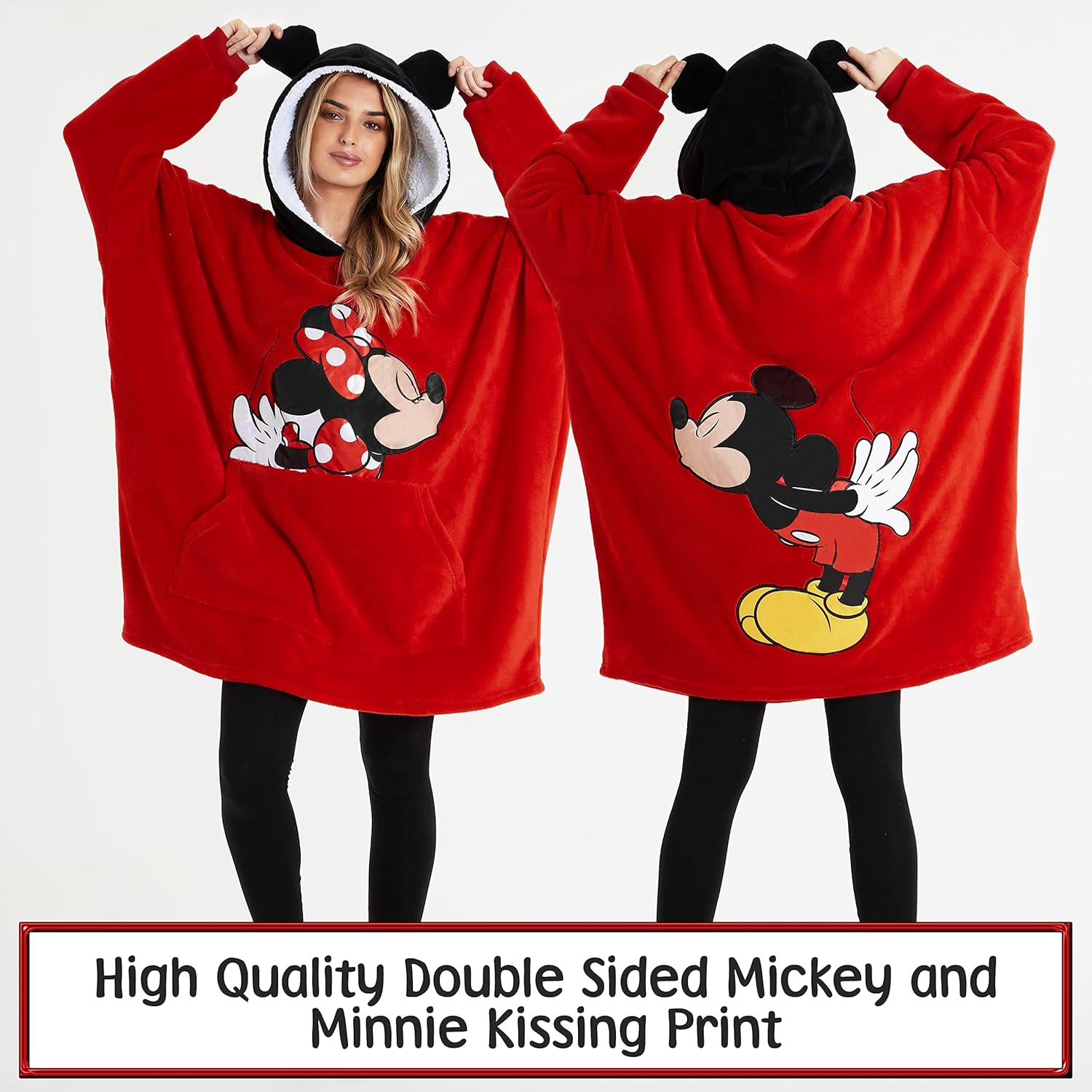 Disney Dam hoodie, oversized Blanket hoodie, Minnie and - Image 5