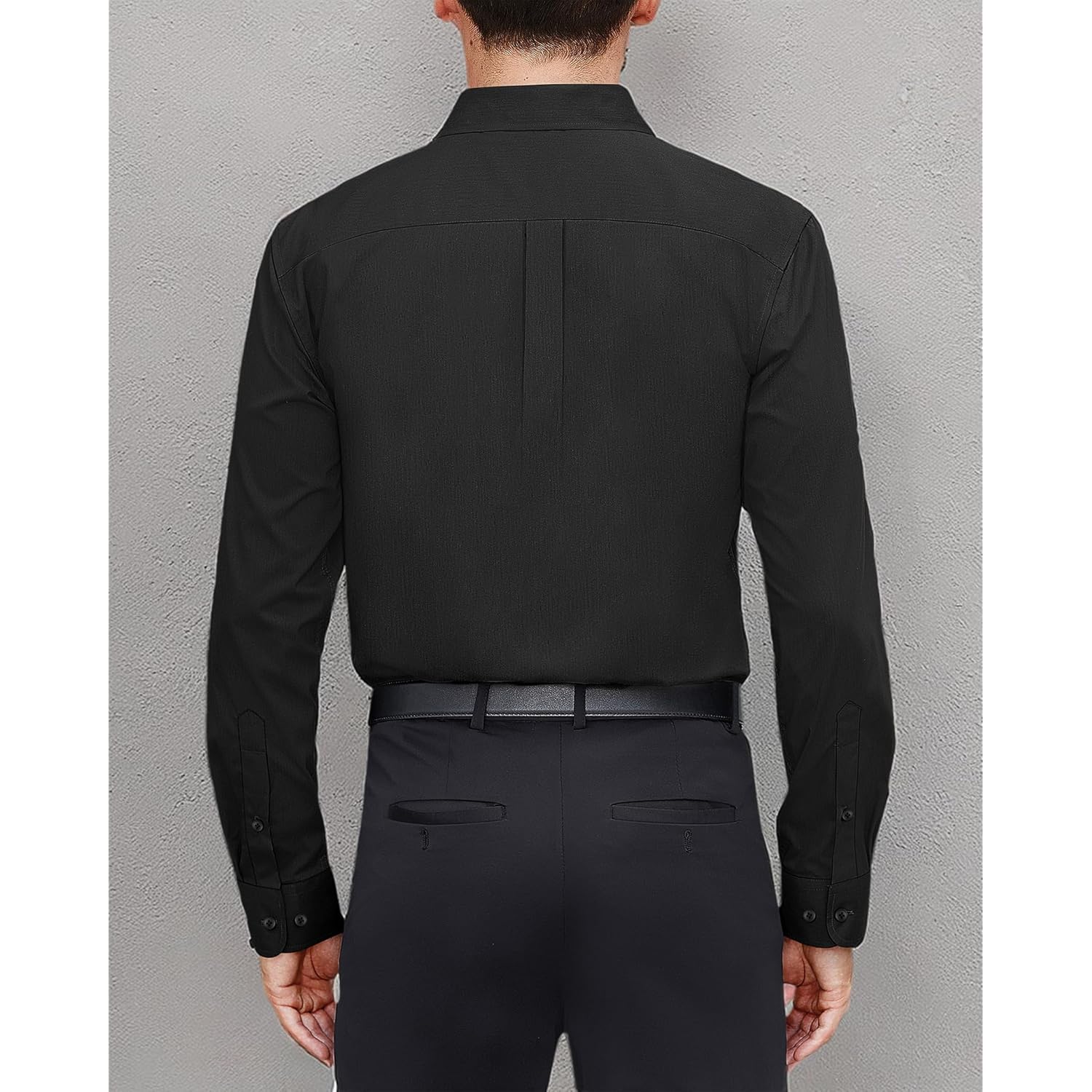 J.VER Herr Dress skjorta Stretch Stain Shield långärmad - Image 6