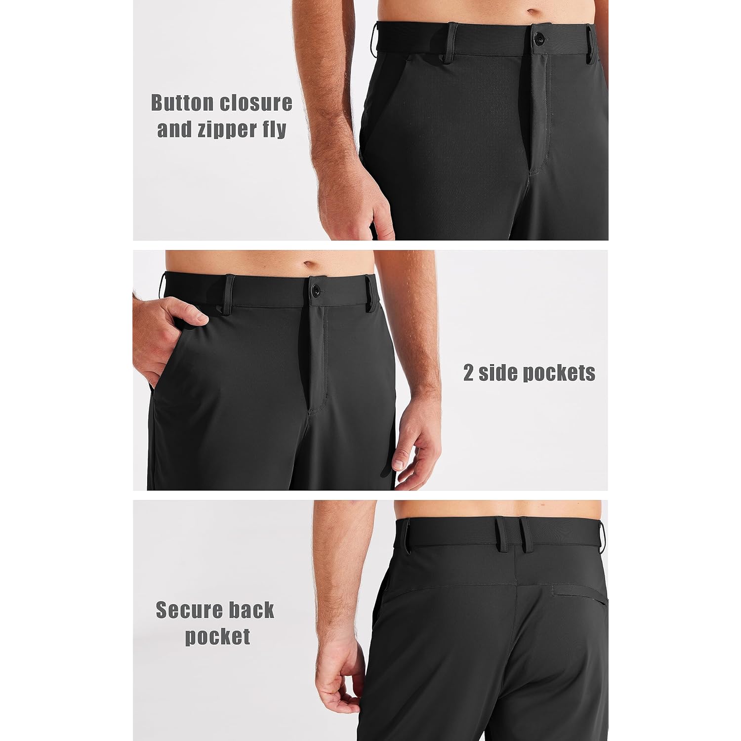 Libin Herr Golf Pants joggers Lightweight 3 Pockets - Image 3