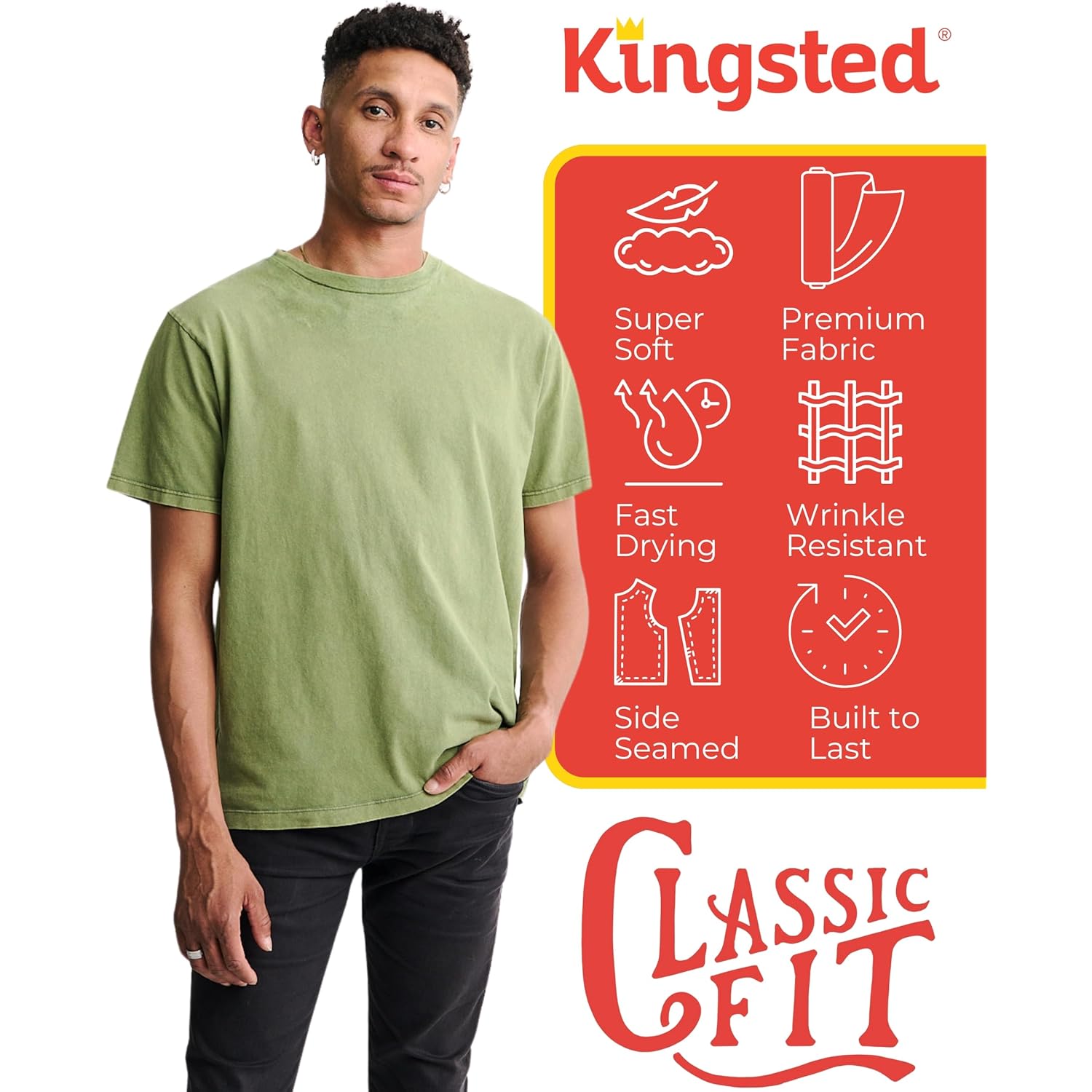Kingsted t‑shirt for Men Pack - Royally Comfortable - Image 7
