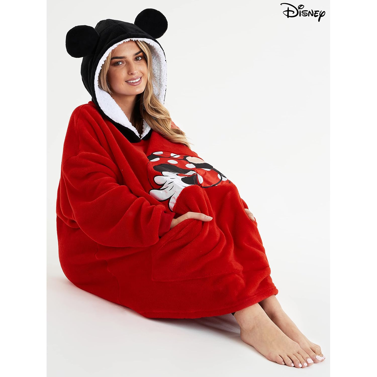 Disney Dam hoodie, oversized Blanket hoodie, Minnie and - Image 4