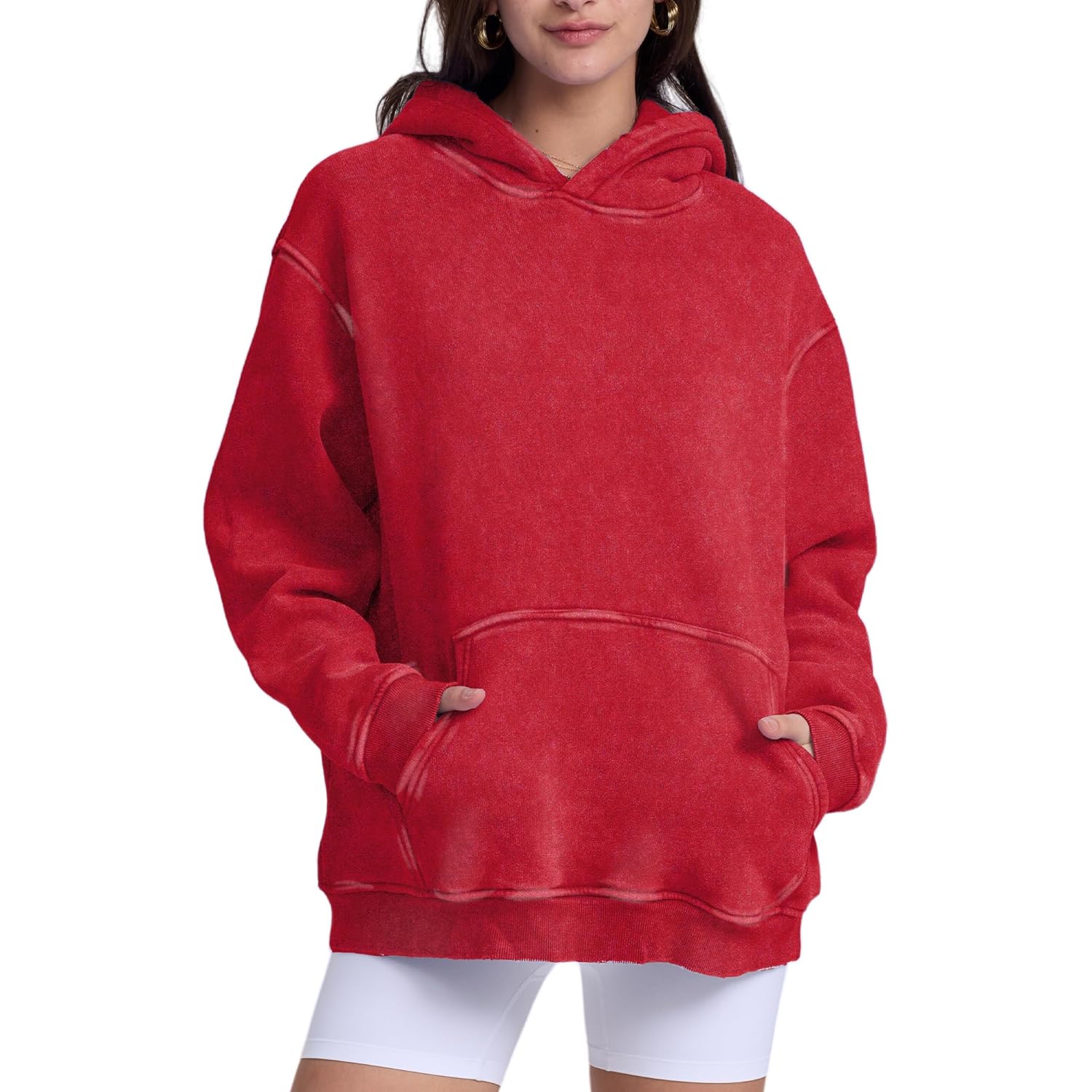 FAIABLE Dam oversized Acid Wash hoodie Unisex Heavyweight - Image 2