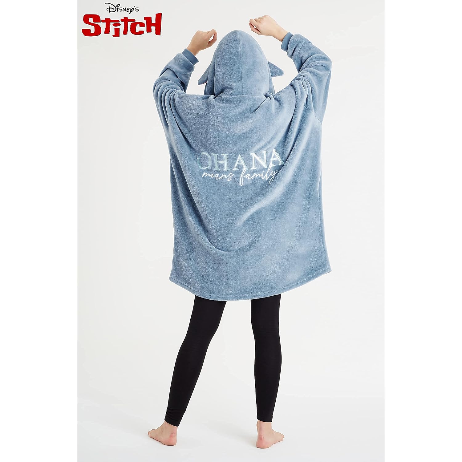 Disney Stitch Blanket hoodie for Dam Warm fleece - Image 5