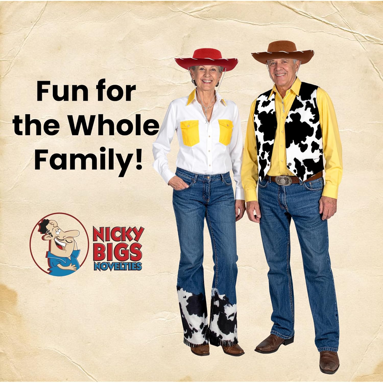 Nicky Bigs Novelties Adult Western Sheriff Costume hatt - Image 8