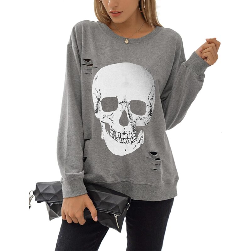 Blooming Jelly Dam Halloween sweatshirt Skull Graphic T