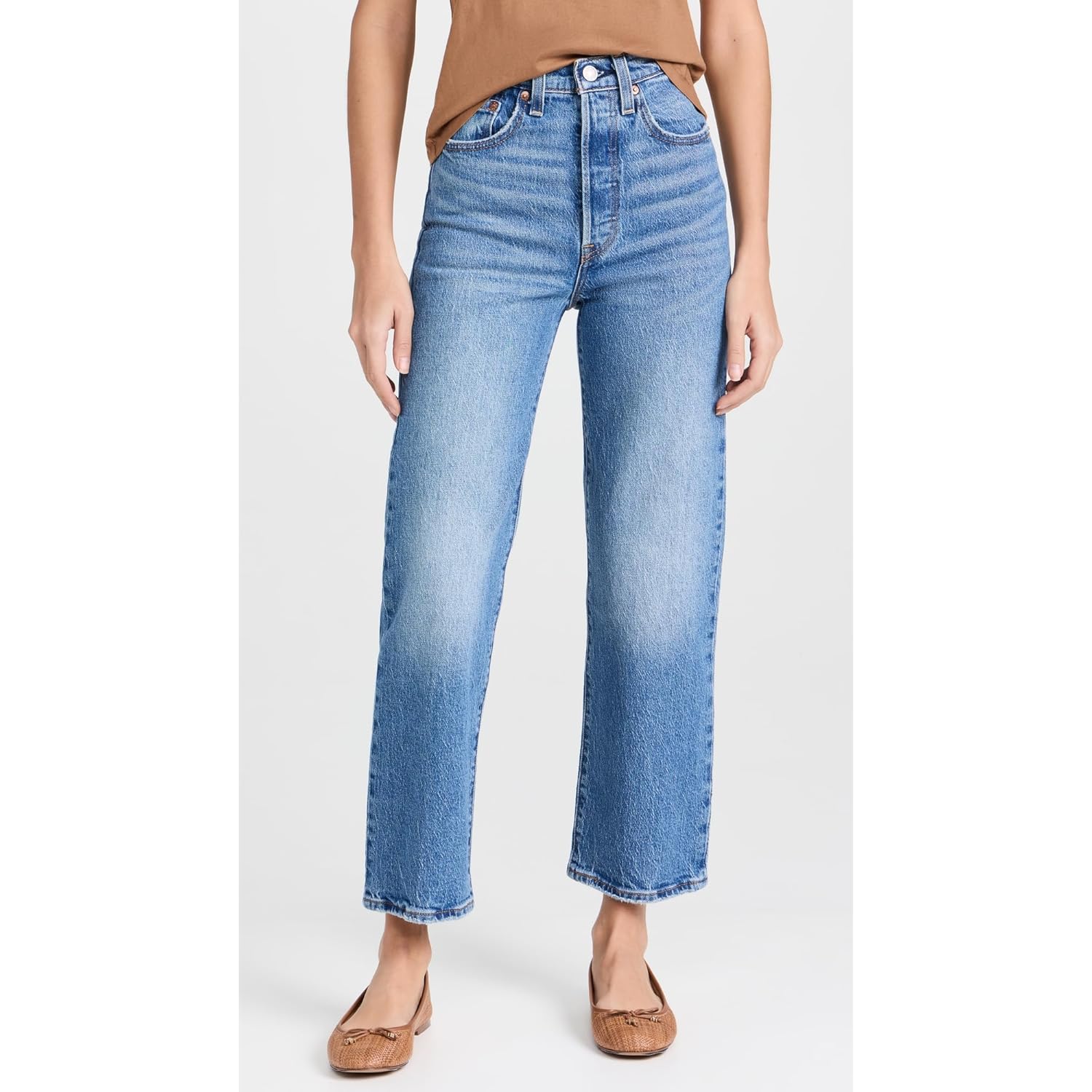 Levi's Dam Premium Ribcage straight ankle jeans - Image 2