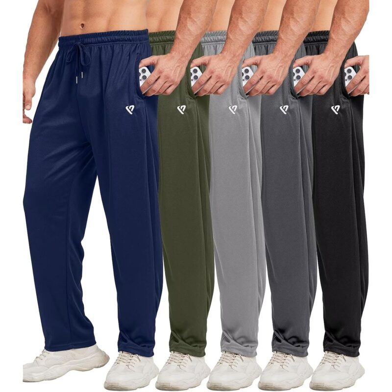 5 Pack Herr joggers Open Bottom joggers for