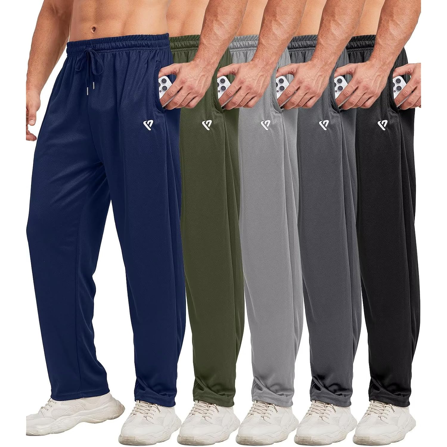 5 Pack Herr joggers Open Bottom joggers for