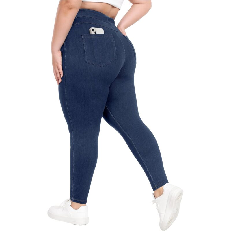 IUGA Plus Size jeans Stretchy jeans High Waisted