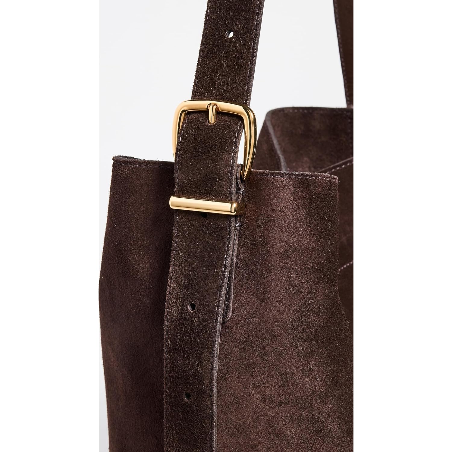 Madewell Dam The Essential Bucket shopper in Suede - Image 4