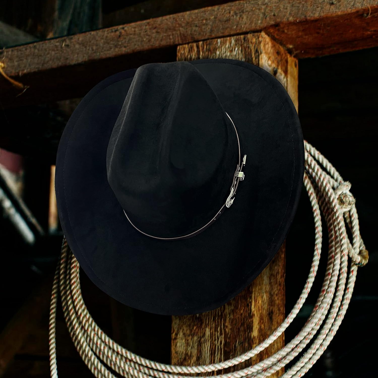 FLUFFY SENSE. Cowboy hatt for Women and Men - Image 6