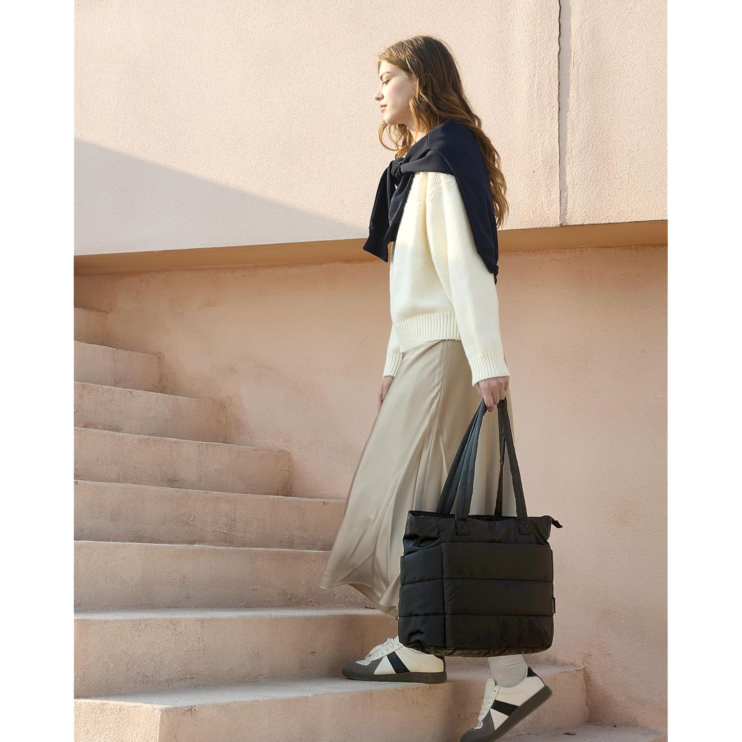 BAGSMART shopper Bag for Women, Lightweight Puffy shopper - Image 5