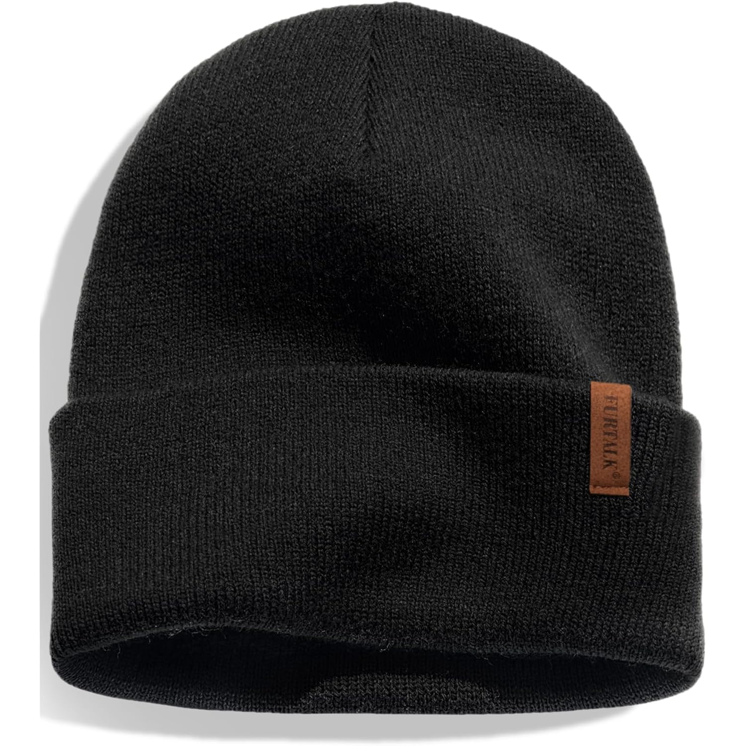 FURTALK beanie for Men Women Cuffed Thick Knitted