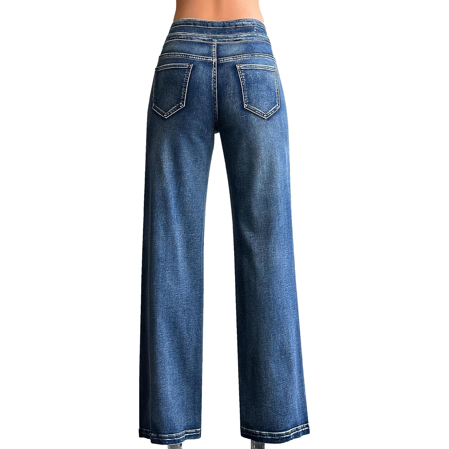 Roswear Dam wide leg jeans Casual High Waisted - Image 3