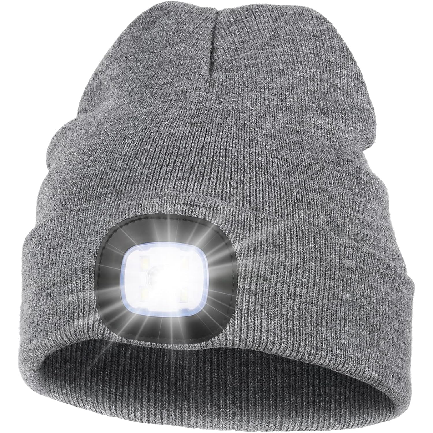 MELASA Unisex hatt with Light, USB Rechargeable Hands