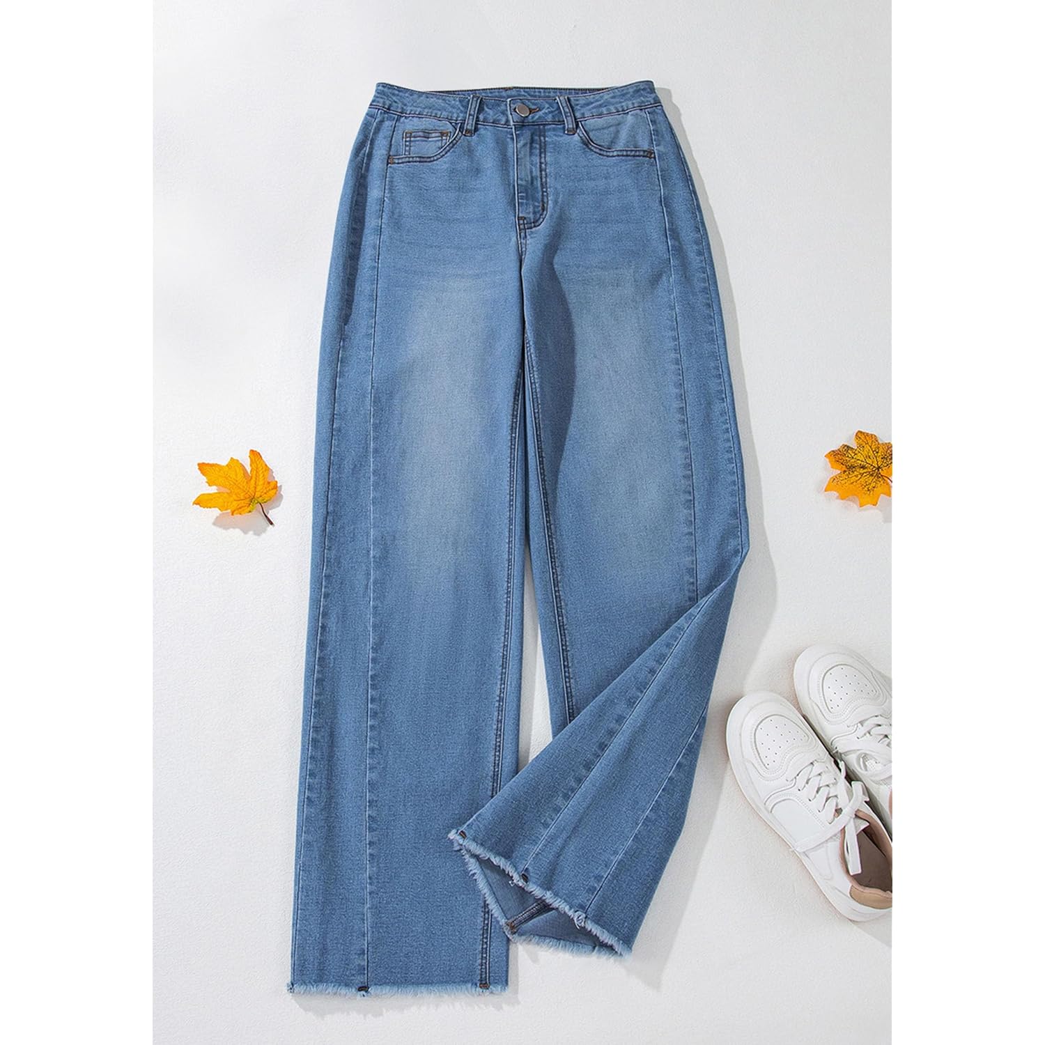 PRETTYGARDEN wide leg jeans for Women Trendy 2025 - Image 5