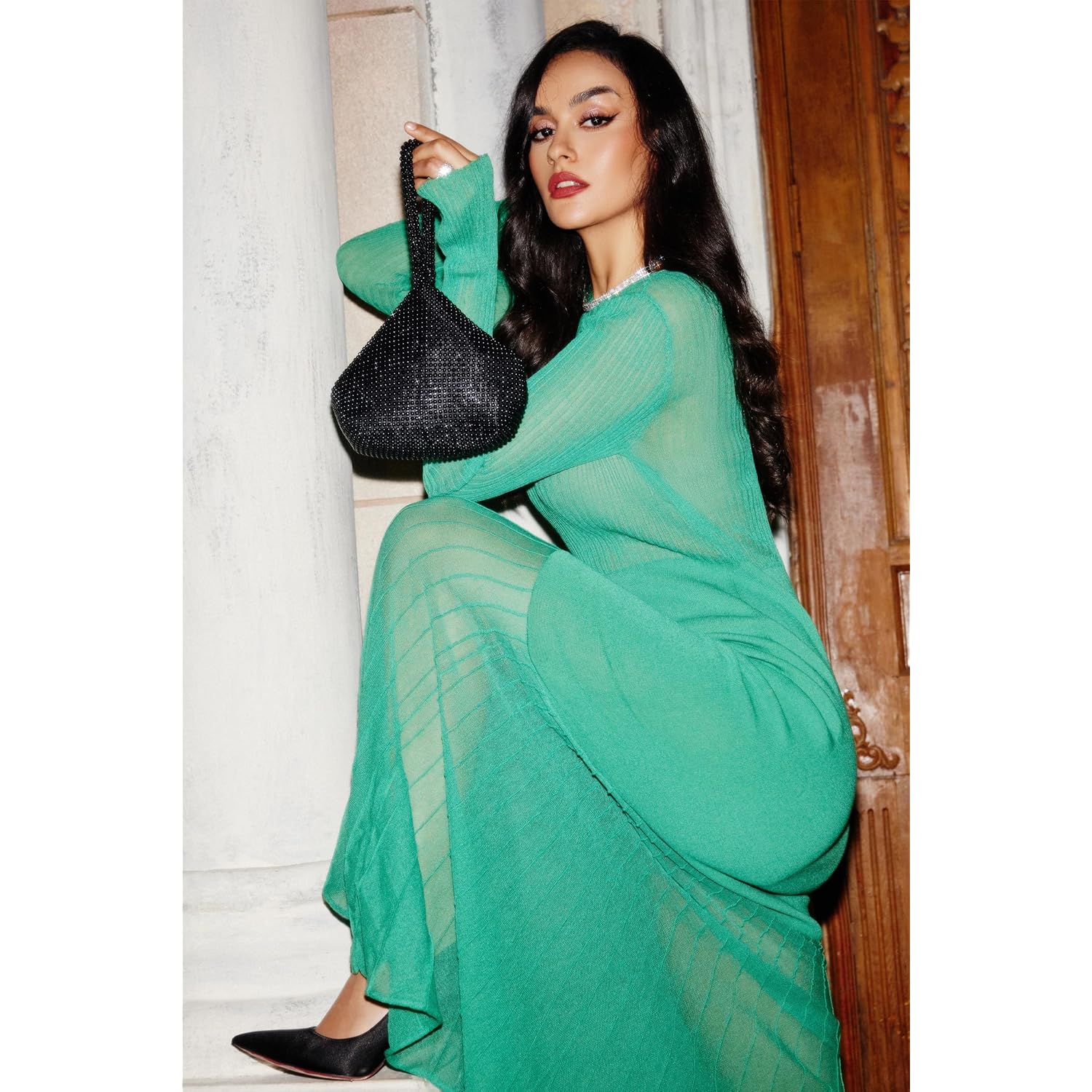 BABEYOND Dam Beaded clutch Evening Bags Vintage Elegant - Image 5