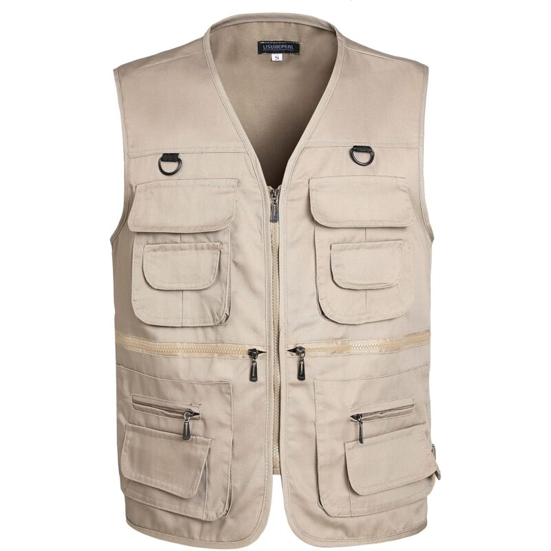 Men’s Fishing Vest Summer Outdoor Work Safari Travel