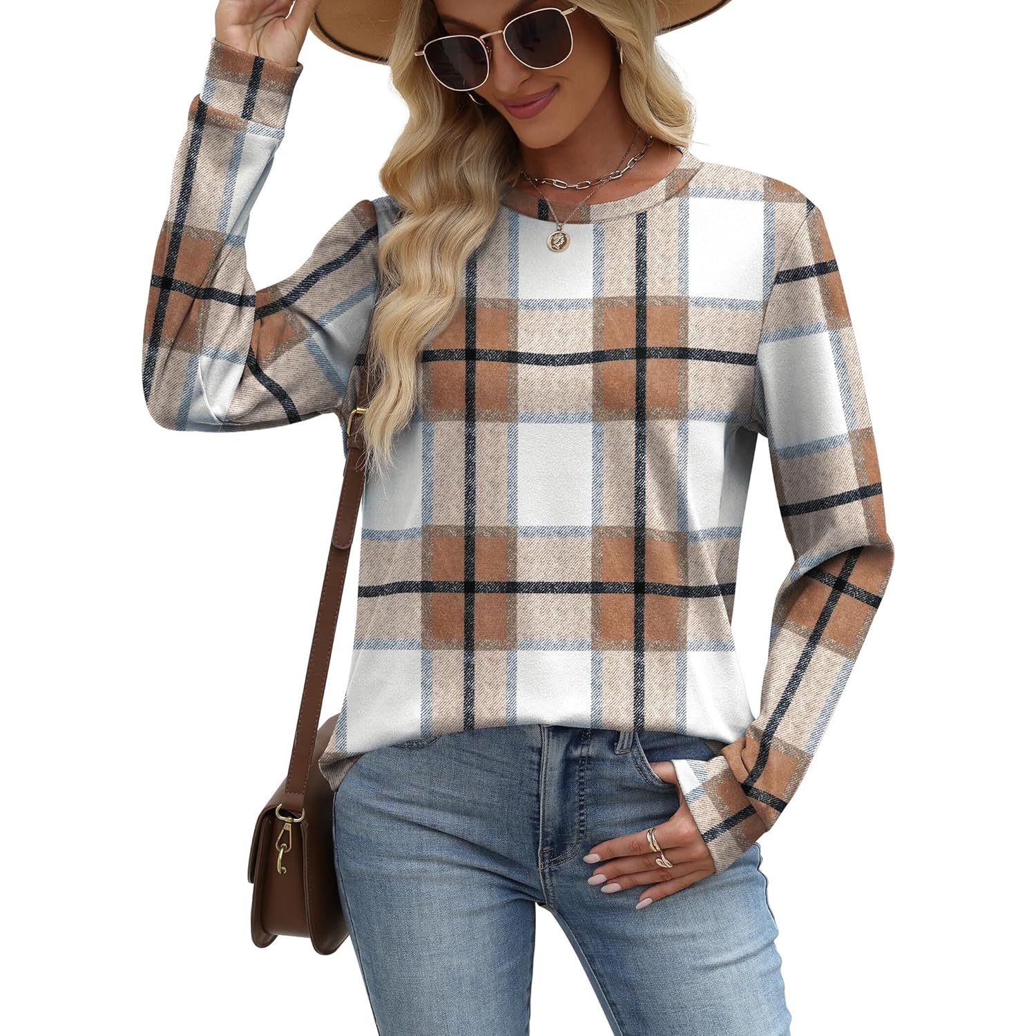 WIHOLL sweatshirt for Dam Crewneck Long Sleeve Shirts - Image 3