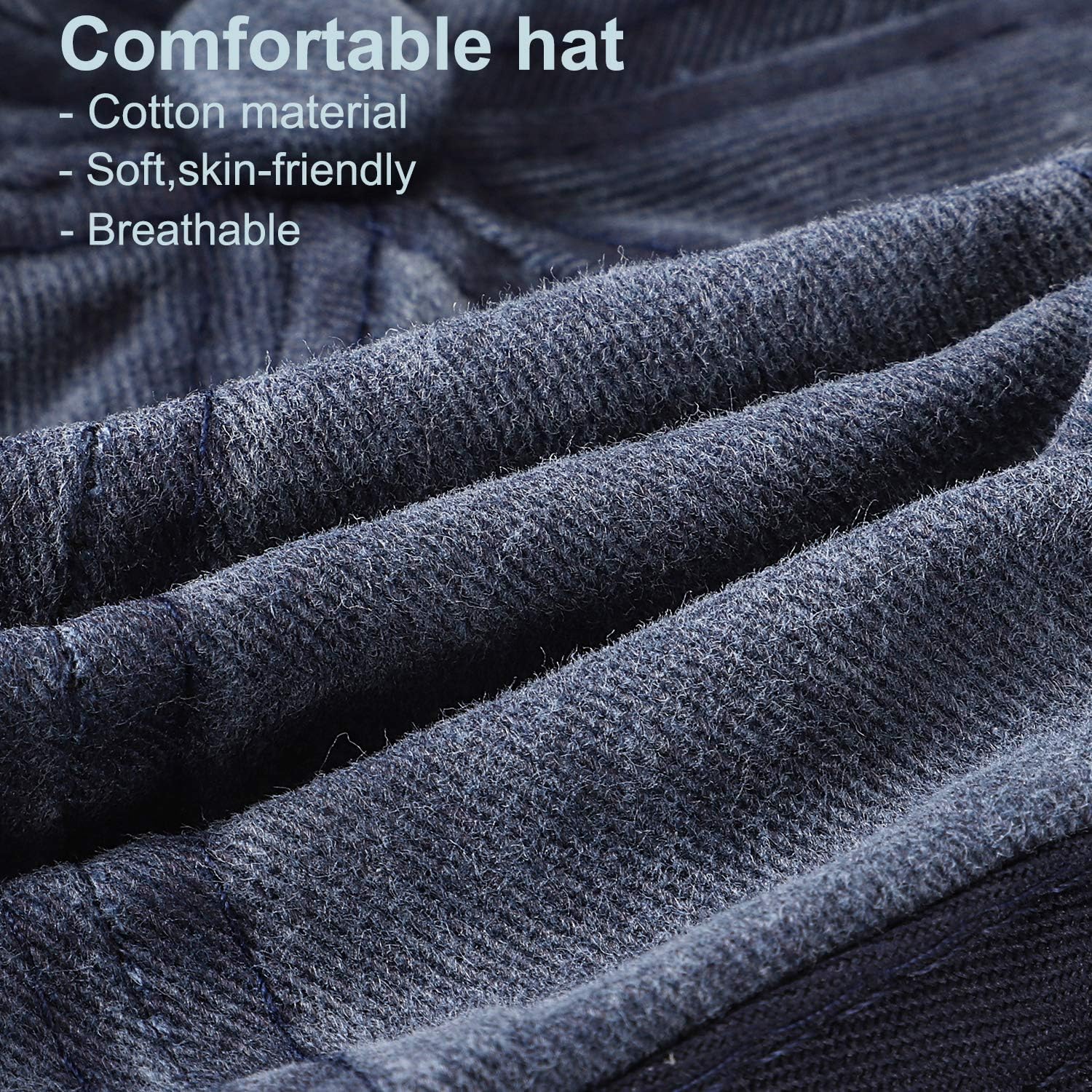 3 Pack Washed Plain Baseball keps, Retro justerbar - Image 5