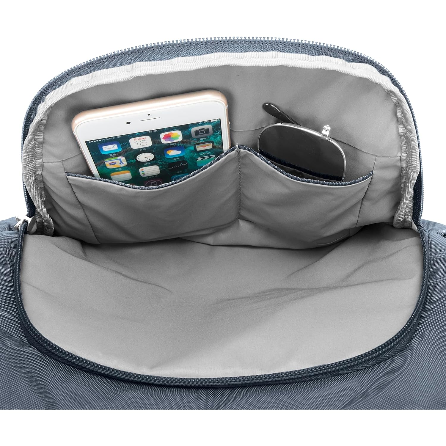 Travelon Anti-theft Classic crossbody Bucket Bag - Image 4