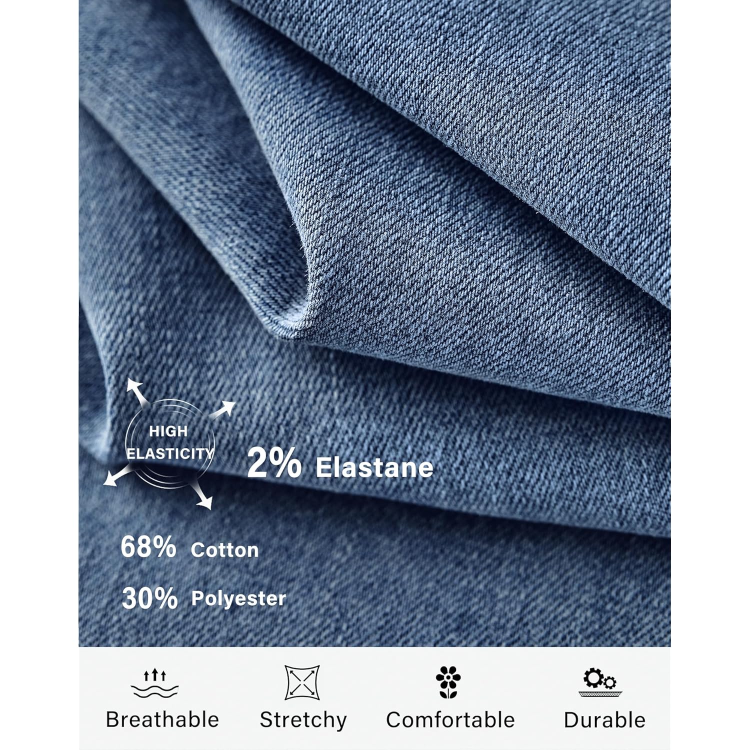 Roswear Dam wide leg jeans Casual High Waisted - Image 7