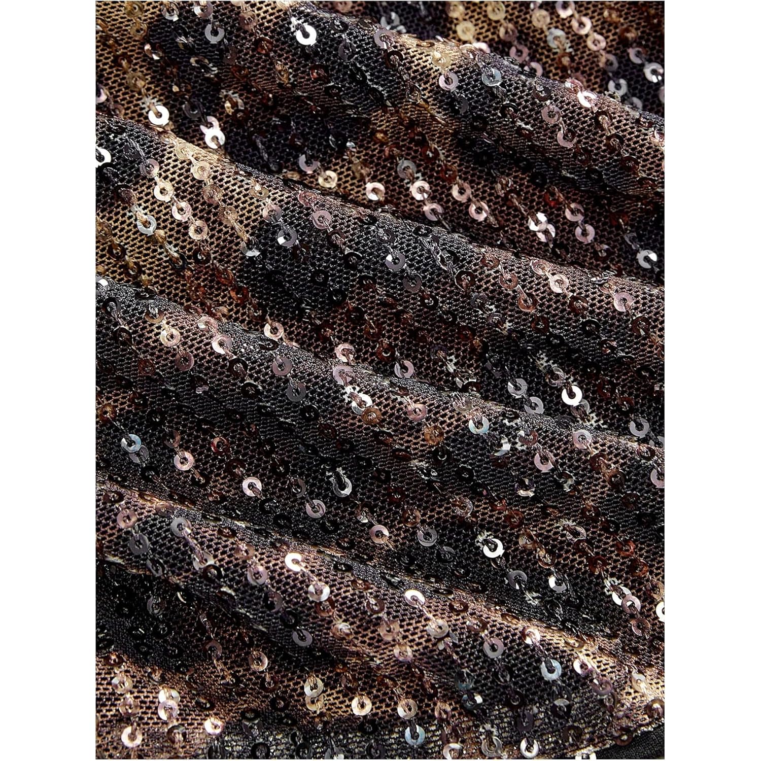 Verdusa Dam Cheetah print Sequin topp Y2K Tie - Image 4