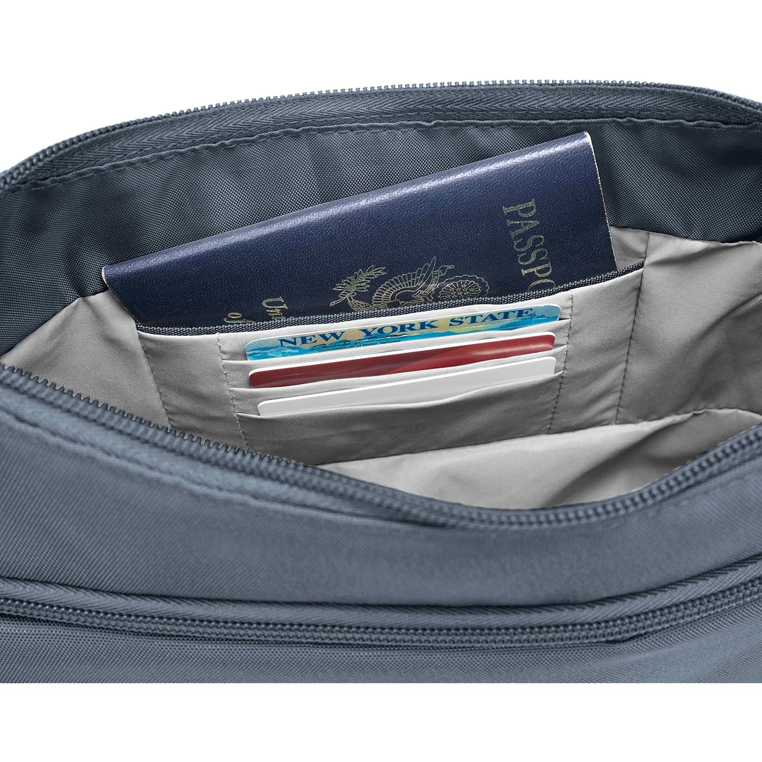 Travelon Anti-theft Classic crossbody Bucket Bag - Image 10