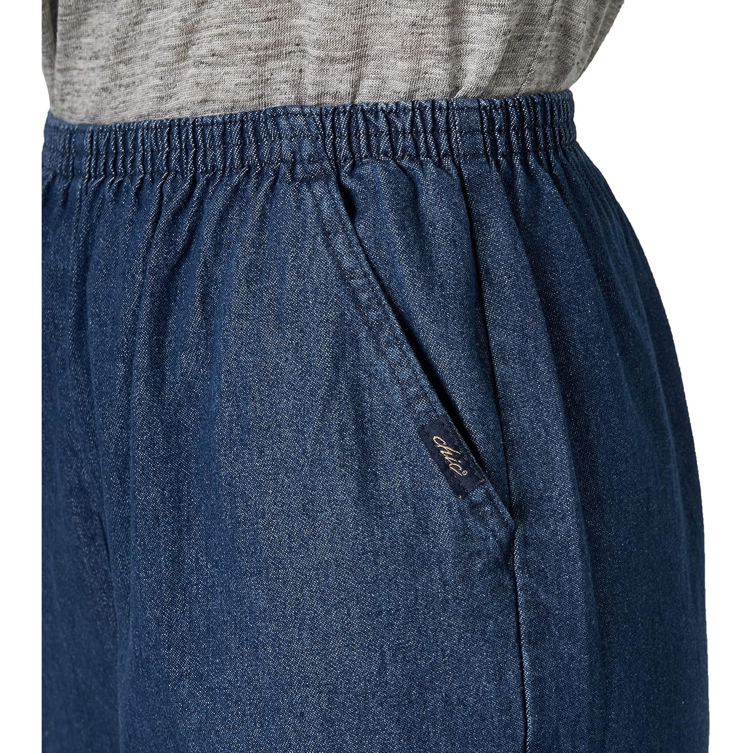 Chic Classic Collection Dam Cotton Pull-on Pant with - Image 4